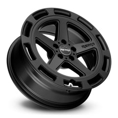 17x8 Aluminum Wheel with 5x114.3 Bolt Pattern - Satin Black