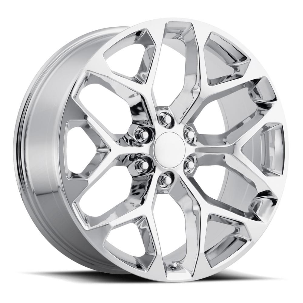 20x9 Aluminum Wheel with 6x5.5 Bolt Pattern - Chrome