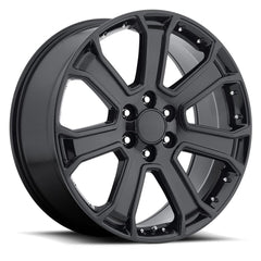 22x9 Aluminum Wheel with 6x5.5 Bolt Pattern - Gloss Black