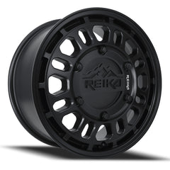 17x8 Aluminum Wheel with 6x205 Bolt Pattern - SATIN BLACK