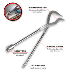 Wilmar Hand Tools Brake Spring Pliers