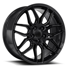 19x8.5 Aluminum Wheel with 5x120 Bolt Pattern - Gloss Black