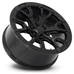 20x9 Aluminum Wheel with 6x5.5 Bolt Pattern - Gloss Black