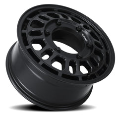 17x8 Aluminum Wheel with 6x205 Bolt Pattern - SATIN BLACK