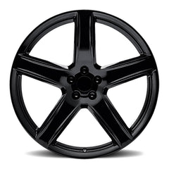 24x10 Aluminum Wheel with 5x5.5 Bolt Pattern - Gloss Black