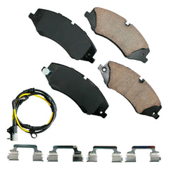 Akebono® EUR1479B - EURO™ Ultra-Premium Ceramic Front Disc Brake Pads