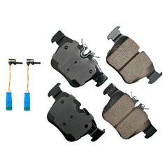 Akebono® EUR1872 - EURO™ Ultra-Premium Ceramic Rear Disc Brake Pads