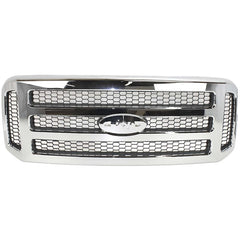 EXCURSION 05-05/F-SERIES SUPER DUTY 05-07 GRILLE, Chrome Shell/Painted Gray Insert