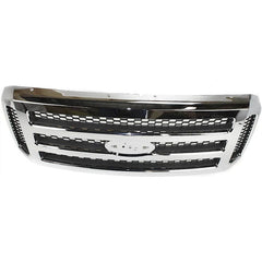 EXCURSION 05-05/F-SERIES SUPER DUTY 05-07 GRILLE, Chrome Shell/Painted Gray Insert