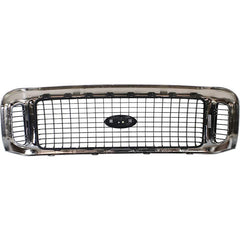 EXCURSION 02-04 GRILLE, Plastic, Chrome Shell/Charcoal Insert