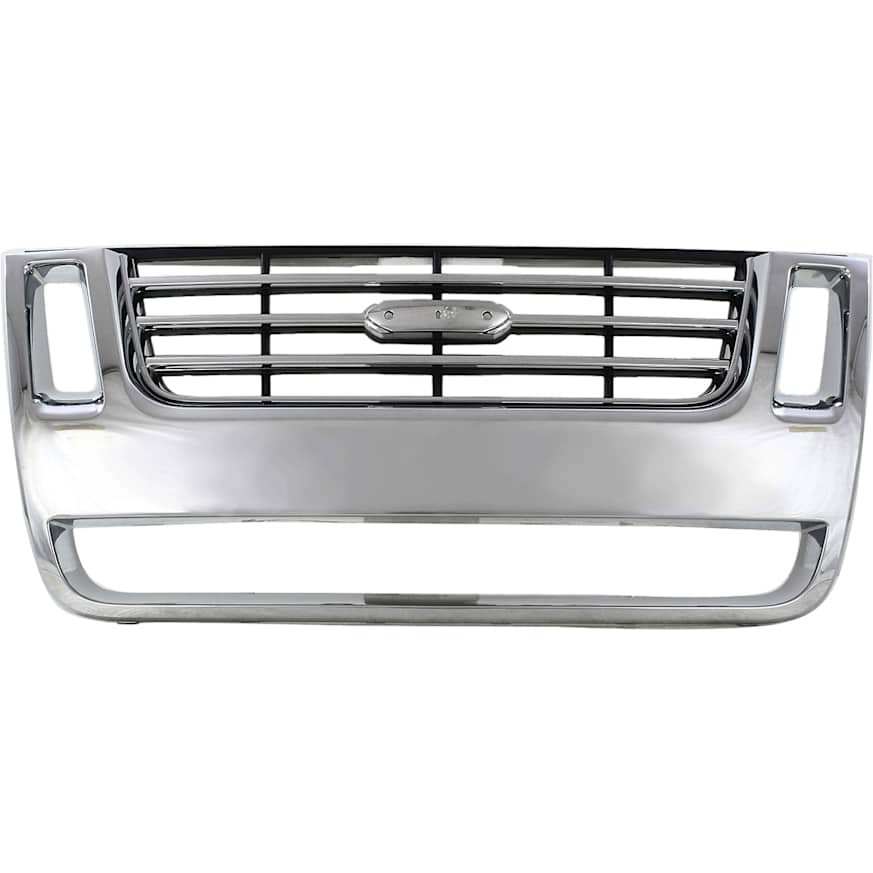 EXPLORER 06-10/EXPLORER SPORT TRAC 07-10 GRILLE, Plastic, Chrome, Eddie Bauer Model - CAPA