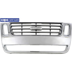 EXPLORER 06-10/EXPLORER SPORT TRAC 07-10 GRILLE, Plastic, Chrome, Eddie Bauer Model - CAPA