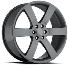 22x9 Aluminum Wheel with 6x5.5 Bolt Pattern - Comp Grey