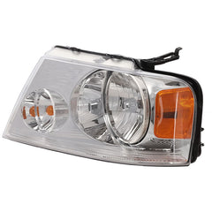 F-150 04-08/MARK LT 06-06 HEAD LAMP LH, Assembly, Halogen, w/ Chrome Trim - CAPA