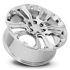 22x9 Aluminum Wheel with 6x5.5 Bolt Pattern - Chrome