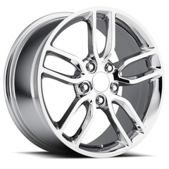 18x8.5 Aluminum Wheel with 5x4.75 Bolt Pattern - Chrome