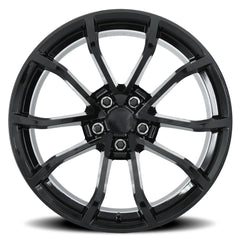 20x12 Aluminum Wheel with 5x4.75 Bolt Pattern - Gloss Black