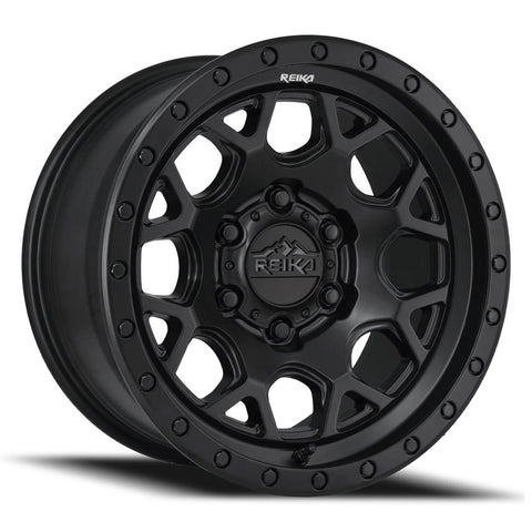 17x8.5 Aluminum Wheel with 6x139.7 Bolt Pattern - Satin Black