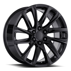 24x10 Aluminum Wheel with 6x5.5 Bolt Pattern - Gloss Black