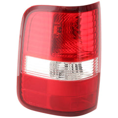 F-150 04-06 TAIL LAMP LH, Lens and Housing, Halogen, Red/Clear, Styleside, New Body Style, (Excludes Harley-Davidson Model) - CAPA