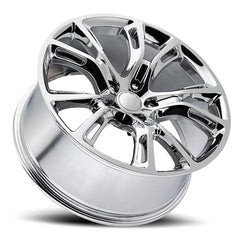 20x9 Aluminum Wheel with 5x5 Bolt Pattern - Chrome