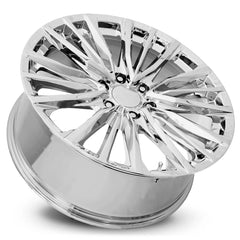 24x10 Aluminum Wheel with 6x5.5 Bolt Pattern - Chrome