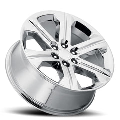 22x9 Aluminum Wheel with 6x5.5 Bolt Pattern - Chrome