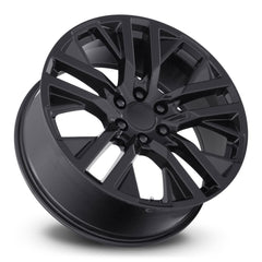 22x9 Aluminum Wheel with 6x5.5 Bolt Pattern - Gloss Black