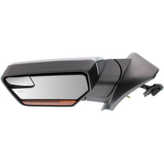 KOOL VUE MIRRORSNAVIGATOR 12-14/EXPEDITION 13-14 MIRROR LH, Non-Towing, Power, Power Folding, Heated, Chrome, w/ Blind Spot Glass, Memory, Puddle Light, and Signal Light, No Auto-dimming
