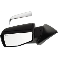 KOOL VUE MIRRORSEXPLORER 06-10 MIRROR LH, Power, Manual Folding, Heated, Chrome/Textured, 2 Caps, w/ Puddle Light