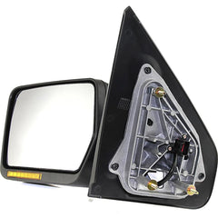 KOOL VUE MIRRORSF-150 04-06 MIRROR LH, Non-Towing, Power, Manual Folding, Heated, Textured, w/ In-housing Signal Light, No Auto-dimming, BSD, and Memory