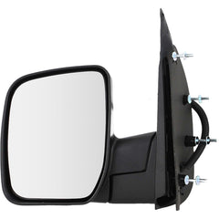 KOOL VUE MIRRORSE-350 SUPER DUTY 07-08 MIRROR LH, Non-Towing, Power, Manual Folding, Non-Heated, Textured Black, No Auto-dimming, BSD, Memory, and Signal Light, 4-Bolt Mount