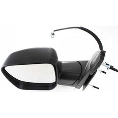 KOOL VUE MIRRORSE-350 SUPER DUTY 07-08 MIRROR LH, Non-Towing, Power, Manual Folding, Non-Heated, Textured Black, No Auto-dimming, BSD, Memory, and Signal Light, 4-Bolt Mount