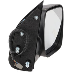 KOOL VUE MIRRORSE-350 SUPER DUTY 07-08 MIRROR RH, Non-Towing, Power, Manual Folding, Non-Heated, Textured Black, No Auto-dimming, BSD, Memory, and Signal Light, 4-Bolt Mount