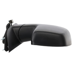 KOOL VUE MIRRORSE-350 SUPER DUTY 07-08 MIRROR RH, Non-Towing, Power, Manual Folding, Non-Heated, Textured Black, No Auto-dimming, BSD, Memory, and Signal Light, 4-Bolt Mount