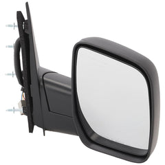 KOOL VUE MIRRORSE-350 SUPER DUTY 07-08 MIRROR RH, Non-Towing, Power, Manual Folding, Non-Heated, Textured Black, No Auto-dimming, BSD, Memory, and Signal Light, 4-Bolt Mount