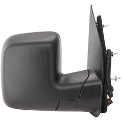 KOOL VUE MIRRORSE-350 SUPER DUTY 07-08 MIRROR RH, Non-Towing, Power, Manual Folding, Non-Heated, Textured Black, No Auto-dimming, BSD, Memory, and Signal Light, 4-Bolt Mount