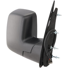 KOOL VUE MIRRORSE-350 SUPER DUTY 07-08 MIRROR RH, Non-Towing, Power, Manual Folding, Non-Heated, Textured Black, No Auto-dimming, BSD, Memory, and Signal Light, 4-Bolt Mount