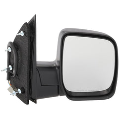 KOOL VUE MIRRORSE-350 SUPER DUTY 07-08 MIRROR RH, Non-Towing, Power, Manual Folding, Non-Heated, Textured Black, No Auto-dimming, BSD, Memory, and Signal Light, 4-Bolt Mount