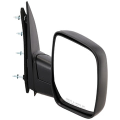 KOOL VUE MIRRORSECONOLINE VAN 08-09 MIRROR RH, Non-Towing, Manual Adjust, Manual Folding, Non-Heated, Textured, No Auto-dimming, BSD, Memory, and Signal Light, 4-Bolt Mount