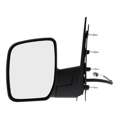 KOOL VUE MIRRORSE-350 SUPER DUTY 09-13 MIRROR LH, Non-Towing, Power, Manual Folding, Non-Heated, Textured Black, No Auto-dimming, BSD, Memory, and Signal Light, 4-Bolt Mount