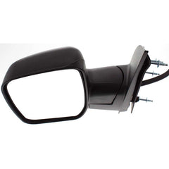 KOOL VUE MIRRORSE-350 SUPER DUTY 09-13 MIRROR LH, Non-Towing, Power, Manual Folding, Non-Heated, Textured Black, No Auto-dimming, BSD, Memory, and Signal Light, 4-Bolt Mount