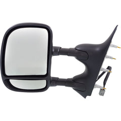 KOOL VUE MIRRORSECONOLINE VAN 09-21 TOWING MIRROR LH, Power, Manual Folding, Non-Heated, Textured, No Auto-dimming, BSD, Memory, and Signal Light, 4-Bolt Mount