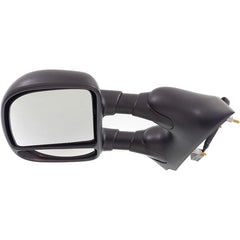 KOOL VUE MIRRORSECONOLINE VAN 09-21 TOWING MIRROR LH, Power, Manual Folding, Non-Heated, Textured, No Auto-dimming, BSD, Memory, and Signal Light, 4-Bolt Mount