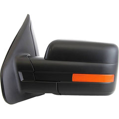 KOOL VUE MIRRORSF-150 09-10 MIRROR LH, Non-Towing, Power, Manual Folding, Heated, Textured, No Auto-dimming, BSD, In-housing Signal Light, and Memory, (Exc. SVT Raptor Model)
