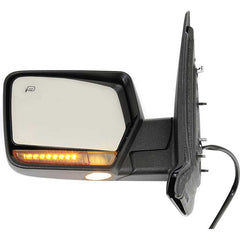 KOOL VUE MIRRORSEXPEDITION 07-17 MIRROR LH, Non-Towing, Power, Manual Folding, Heated, Textured, w/ In-housing Signal Light and Memory, No Auto-dimming and BSD