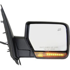KOOL VUE MIRRORSEXPEDITION 07-17 MIRROR RH, Non-Towing, Power, Manual Folding, Heated, Textured, w/ In-housing Signal Light and Memory, No Auto-dimming and BSD