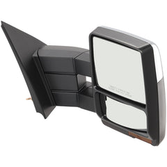 KOOL VUE MIRRORSF-150 09-14 TOWING MIRROR RH, Power, Manual Folding, Heated, Chrome, w/ Memory, Puddle Light, and Signal Light