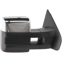 KOOL VUE MIRRORSF-150 09-14 TOWING MIRROR RH, Power, Manual Folding, Heated, Chrome, w/ Memory, Puddle Light, and Signal Light