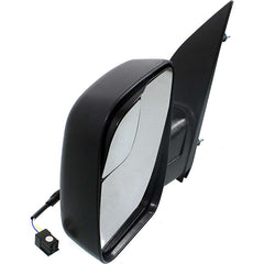 KOOL VUE MIRRORSECONOLINE VAN 10-14 MIRROR LH, Non-Towing, Power, Manual Folding, Non-Heated, Textured, No Auto-dimming, BSD, Memory, and Signal Light, 4-Bolt Mount